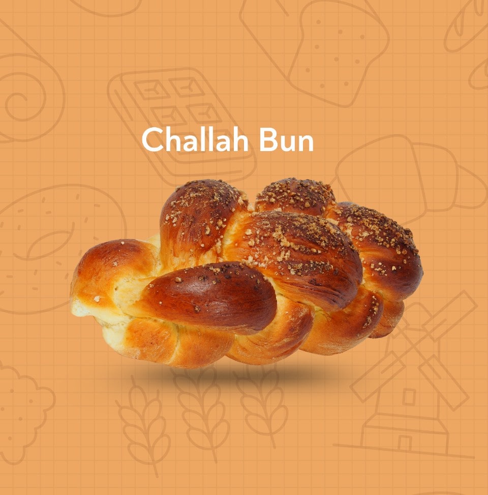 Challah Bun Trenzado
